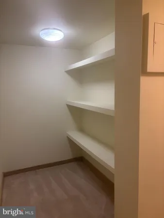 a close view of closet