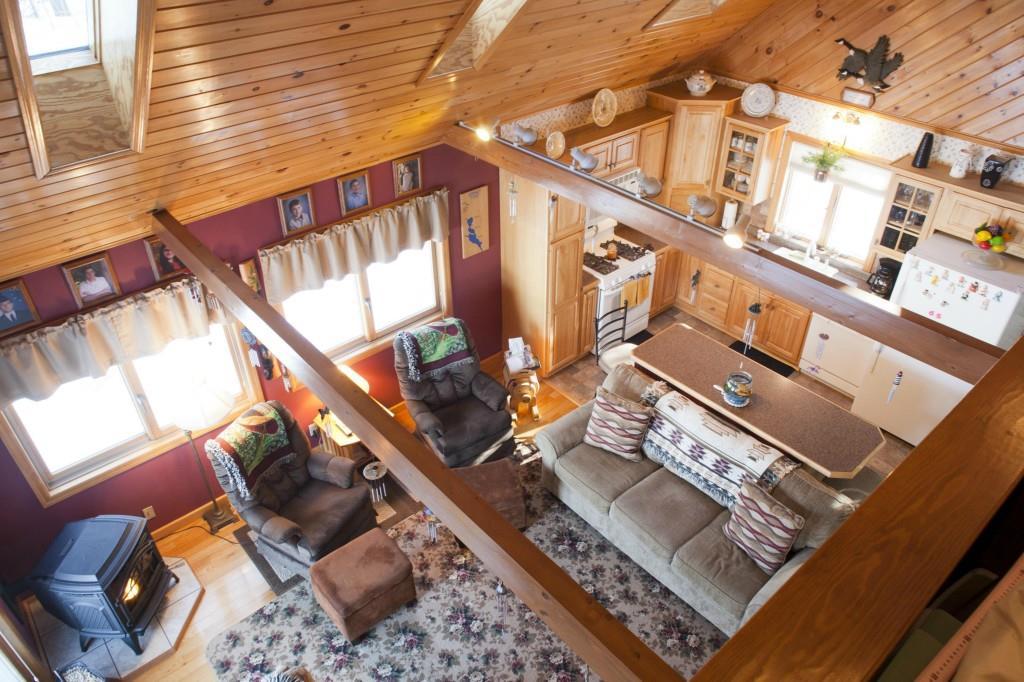 494 Springy Pond Road Ellsworth, ME 04605 - Photo 15 of 34 View from loft/master bedroom