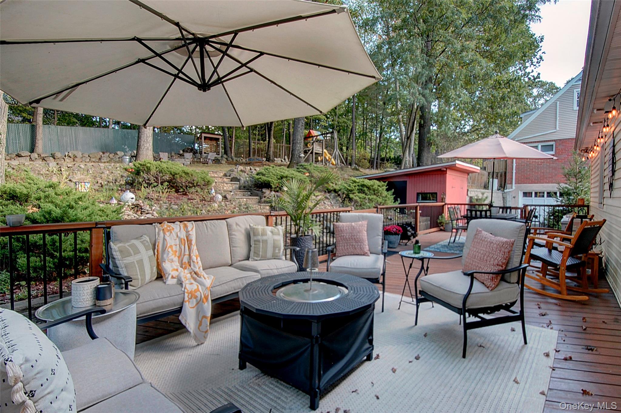 9 Prospect Place Suffern, NY 10901 - Photo 13 of 13 a view of a patio with couches and potted plants