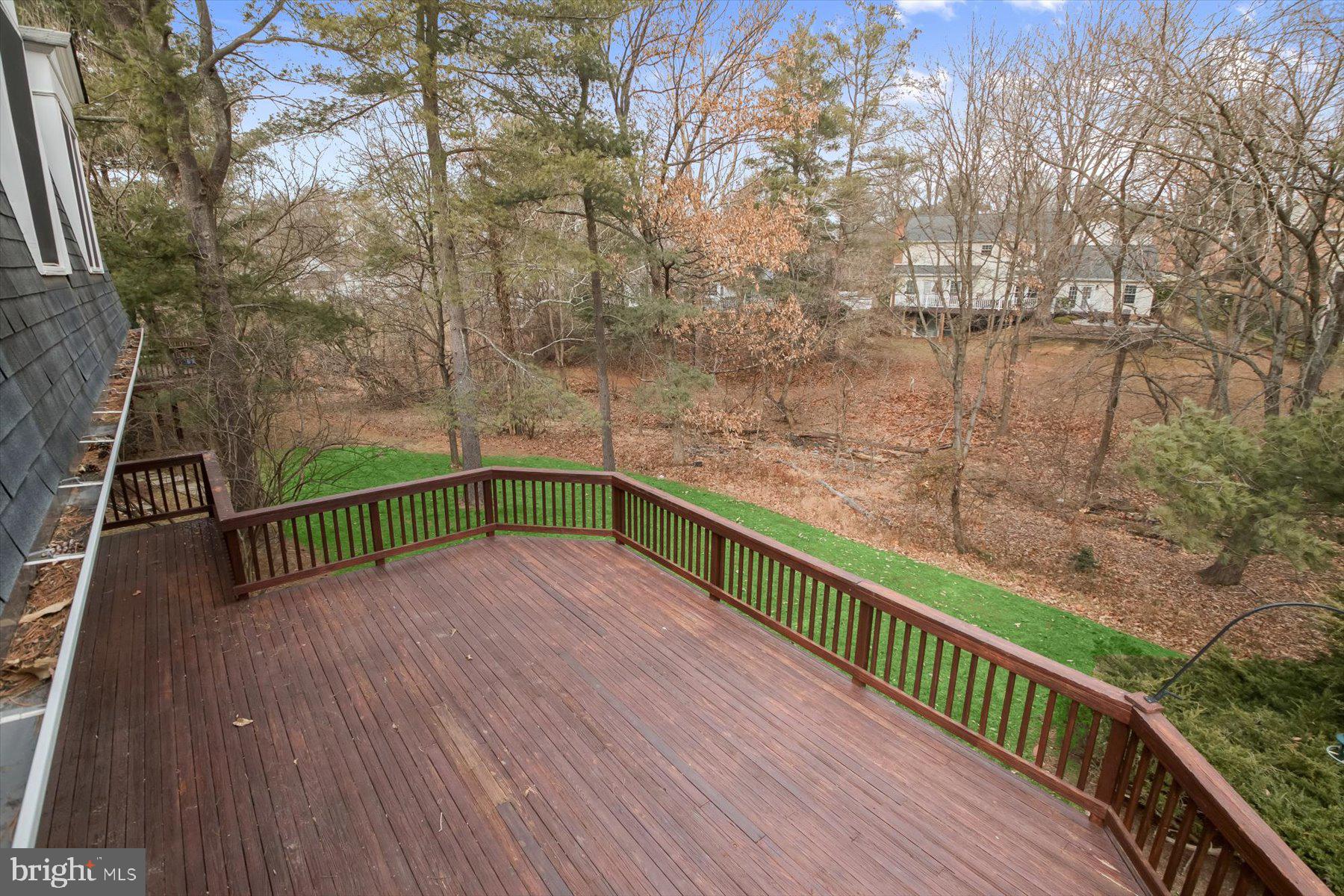 1727 Glastonberry Road Potomac, MD 20854 - Photo 18 of 45 a view of balcony with wooden floor
