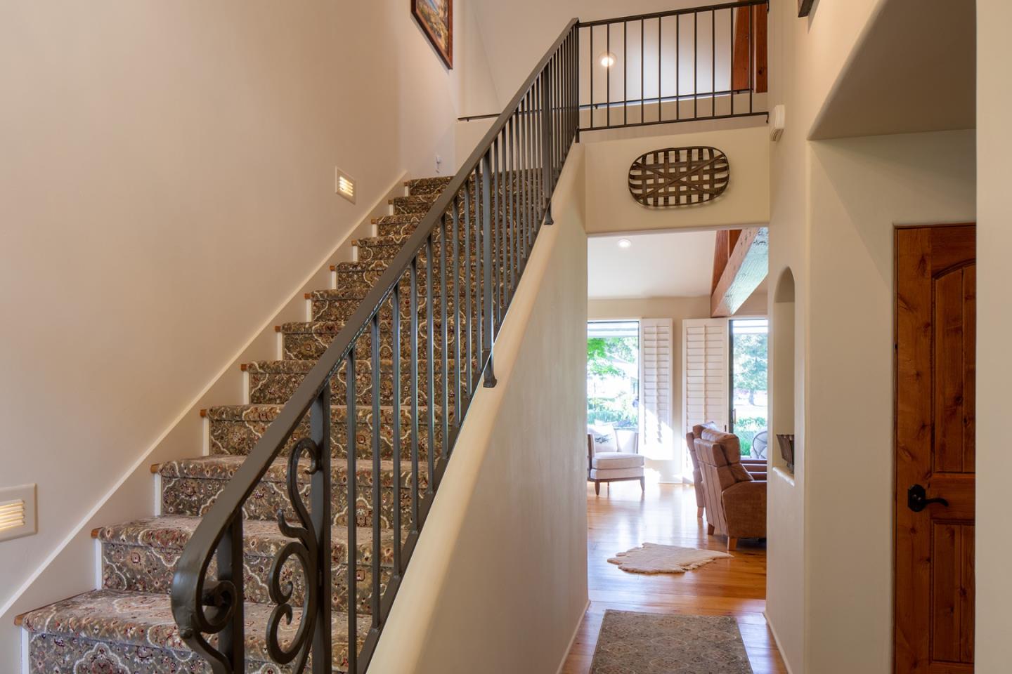 9546 Maple Court Carmel, CA 93923 - Photo 22 of 27 a view of entryway and hall with wooden floor