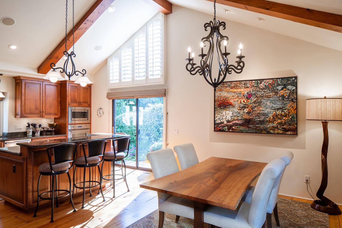 9546 Maple Court Carmel, CA 93923 - Photo 8 of 27 a view of a dining room with furniture window and outside view