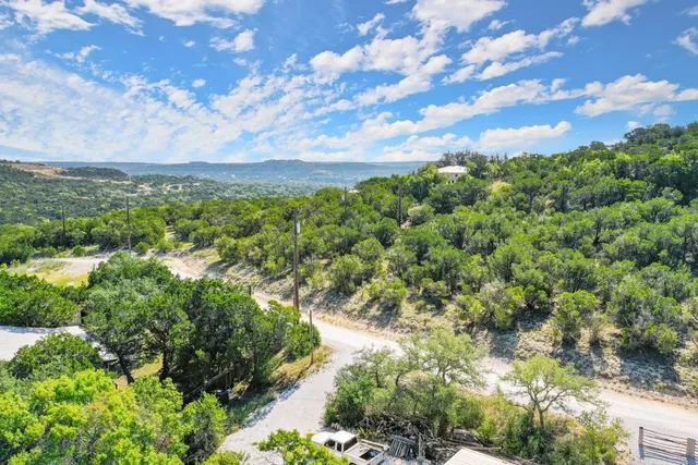 a view of a bunch of trees