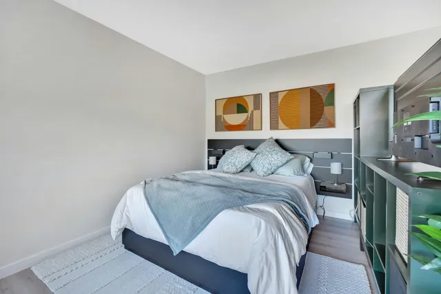 a picture of a bench in front of a door