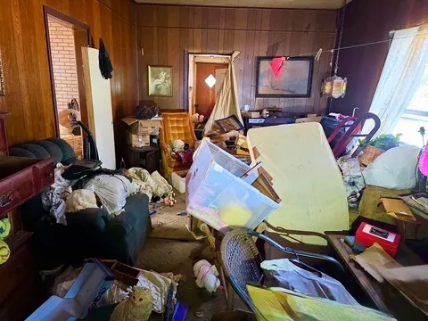 a room with gym equipment