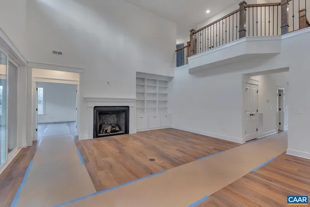a view of livingroom with fireplace