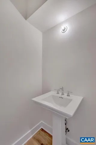 a sink and a mirror