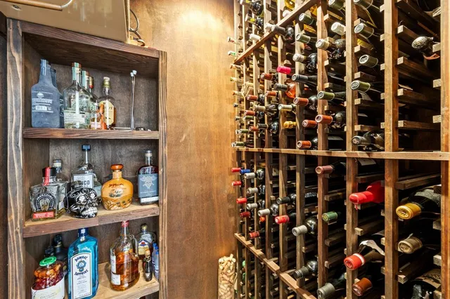 a room with lots of different colored cloths