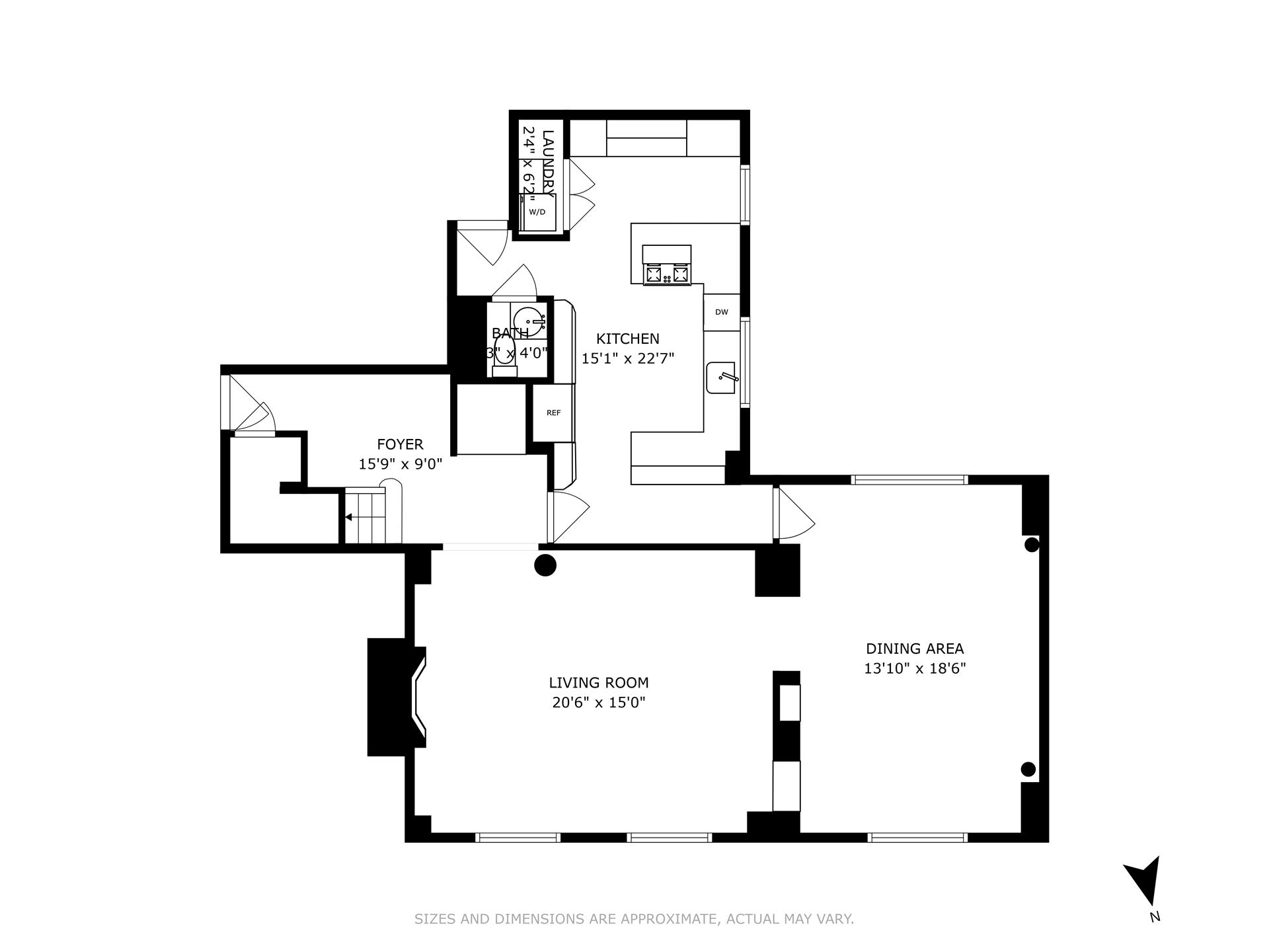 155 East 72nd Street, Unit 7C/8CD Manhattan, NY 10021 - Photo 17 of 17 a picture of floor plan