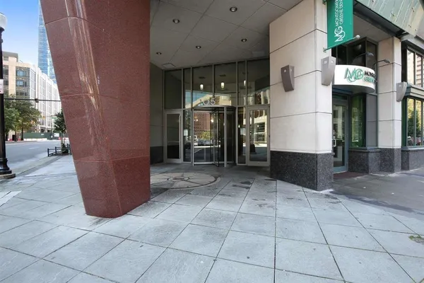 a view of a entryway door with an outdoor space