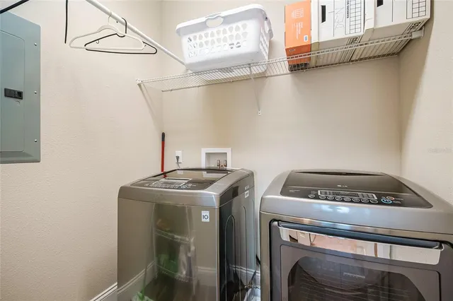 a view of a door of the house