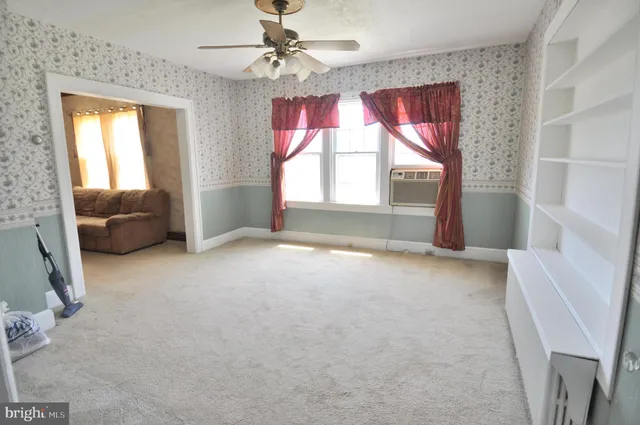 a view of livingroom with window