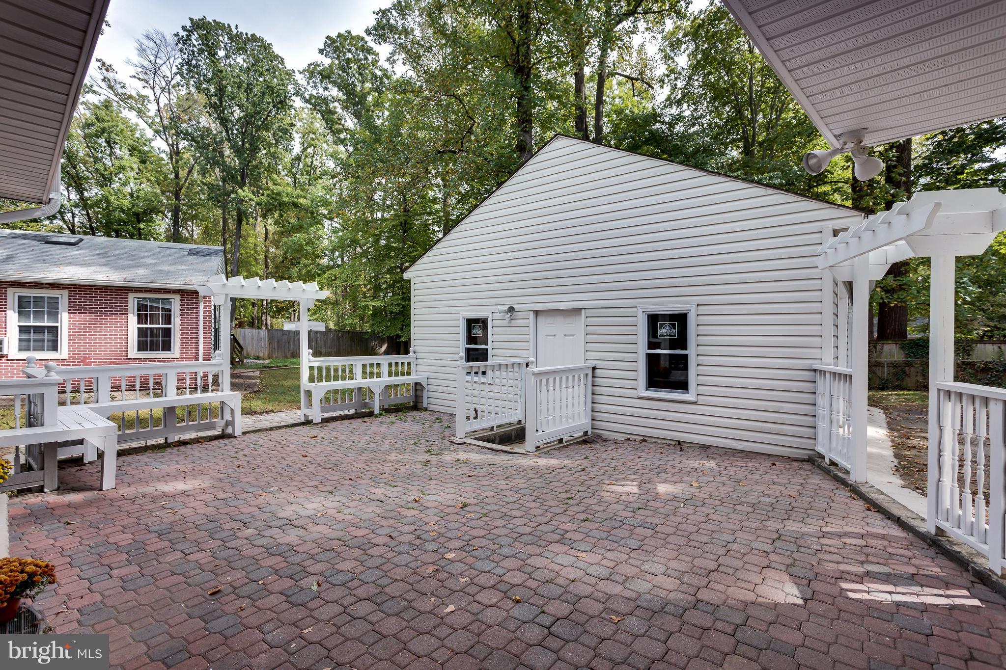 8919 Burke Lake Road Springfield, VA 22151 - Photo 25 of 30 Large rear patio w/pavers