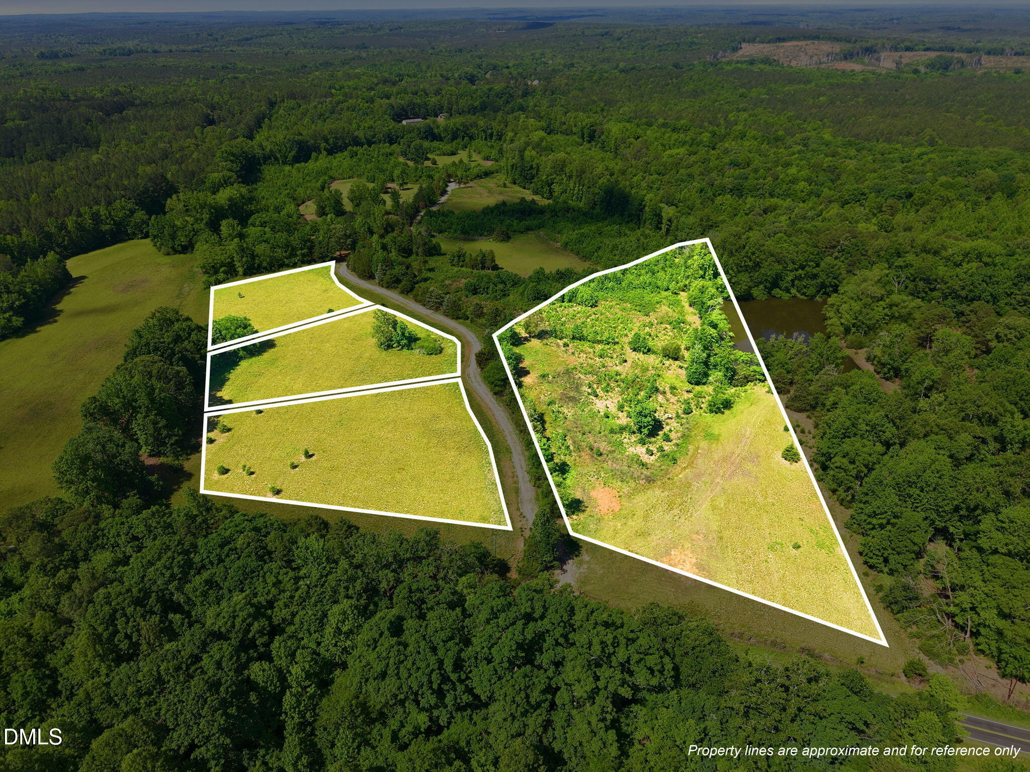 1 Keeton Road Bullock, NC 27507 - Photo 2 of 17 Aerial View #2 Property Lines