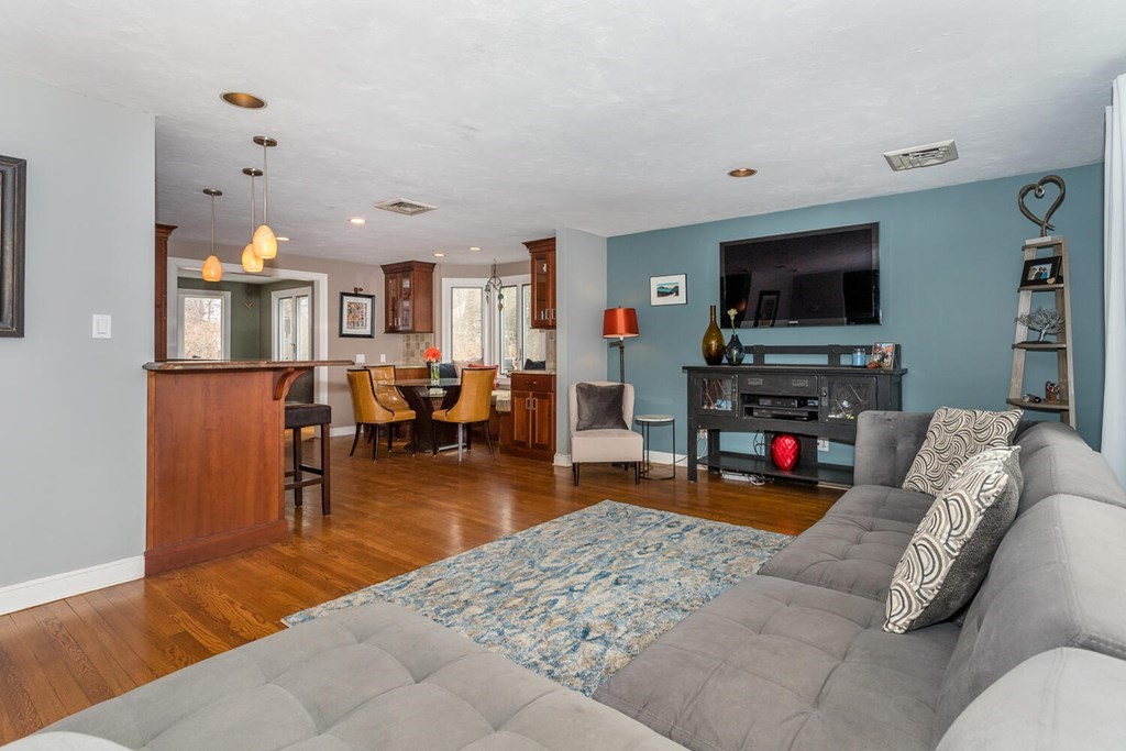 14 Kings Road Canton, MA 02021 - Photo 5 of 23 a living room with furniture and a flat screen tv