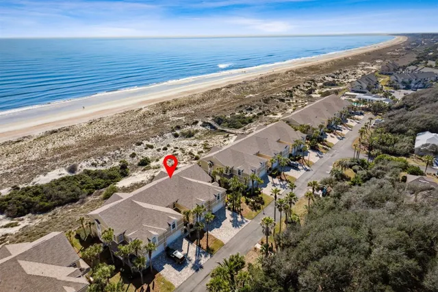 a view of a terrace with a garden