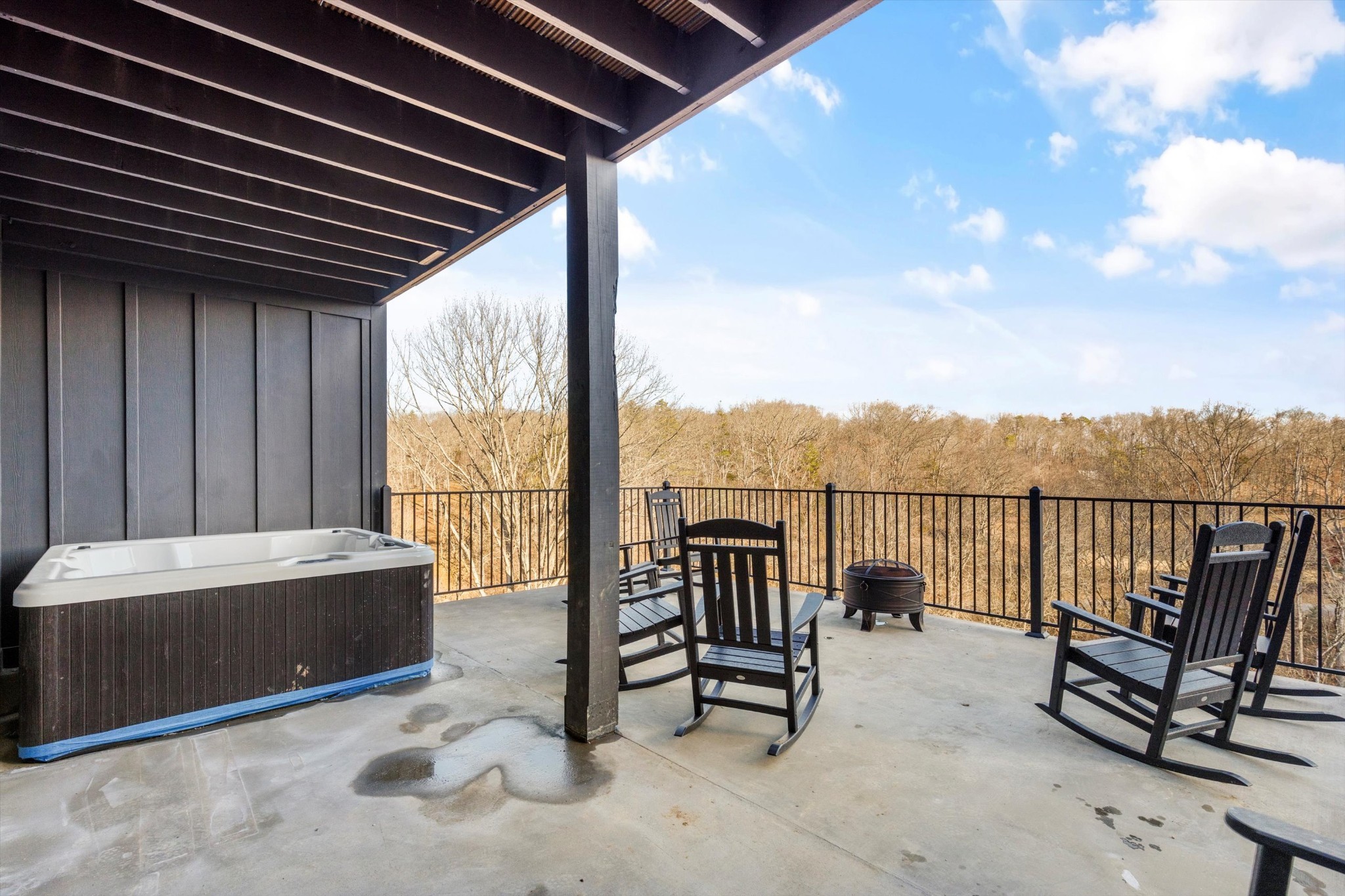 60 R Rambling Crk Way Sevierville, TN 37862 - Photo 46 of 49 a balcony with furniture and city view