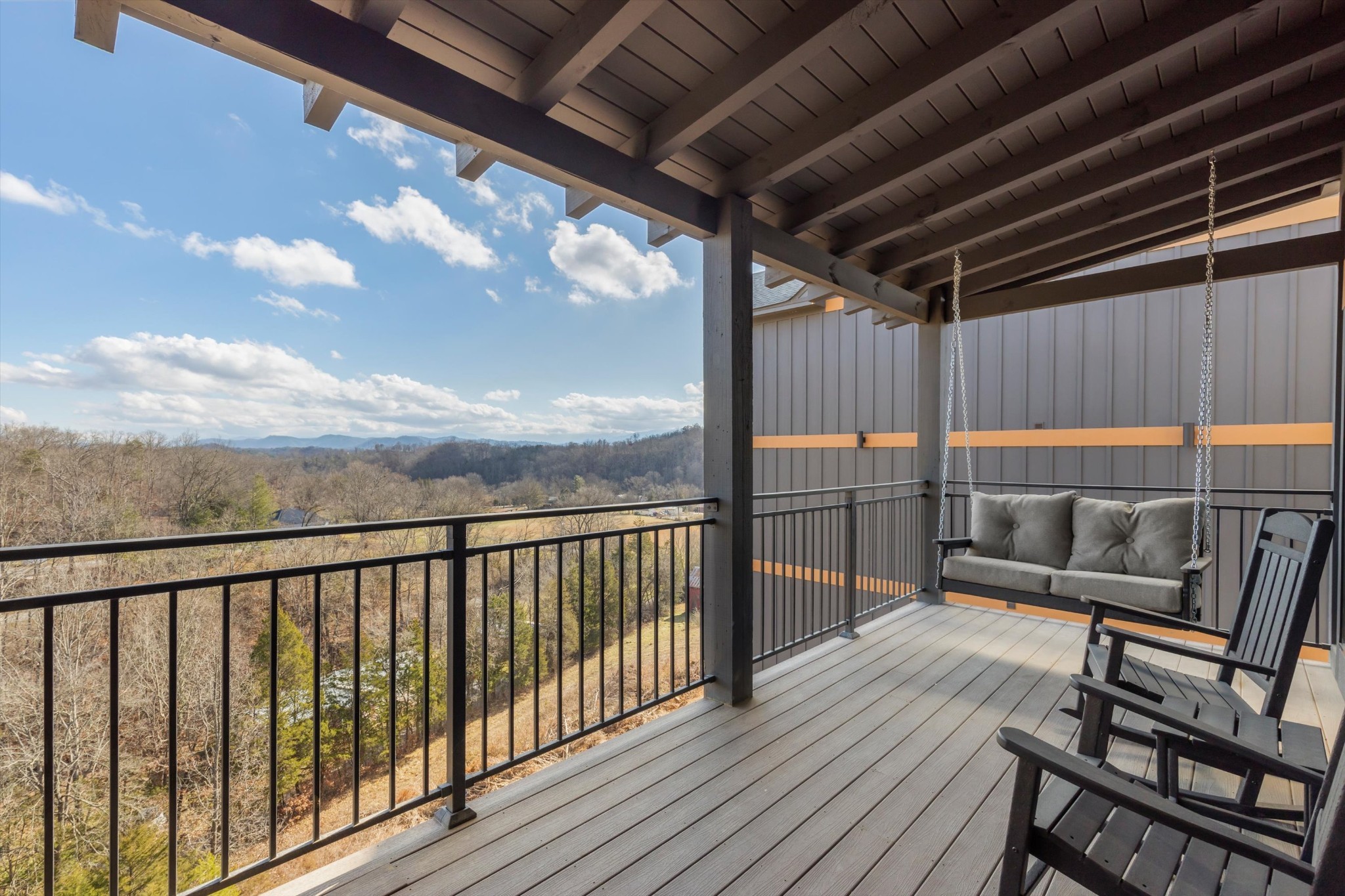 60 R Rambling Crk Way Sevierville, TN 37862 - Photo 48 of 49 a view of a balcony with furniture