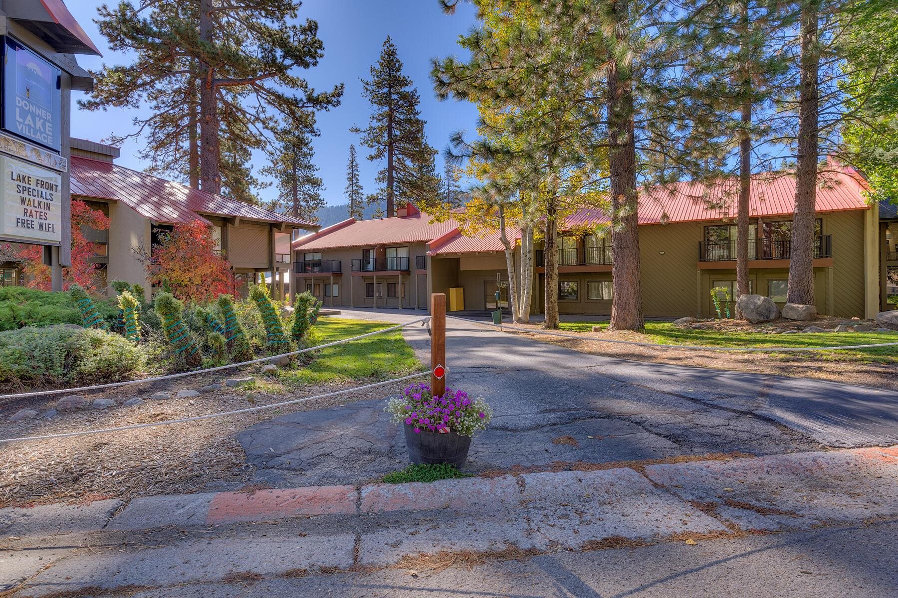 15775 Donner Pass Road, Unit 114 Truckee, CA 96161 - Photo 12 of 17 a front view of a house with garden