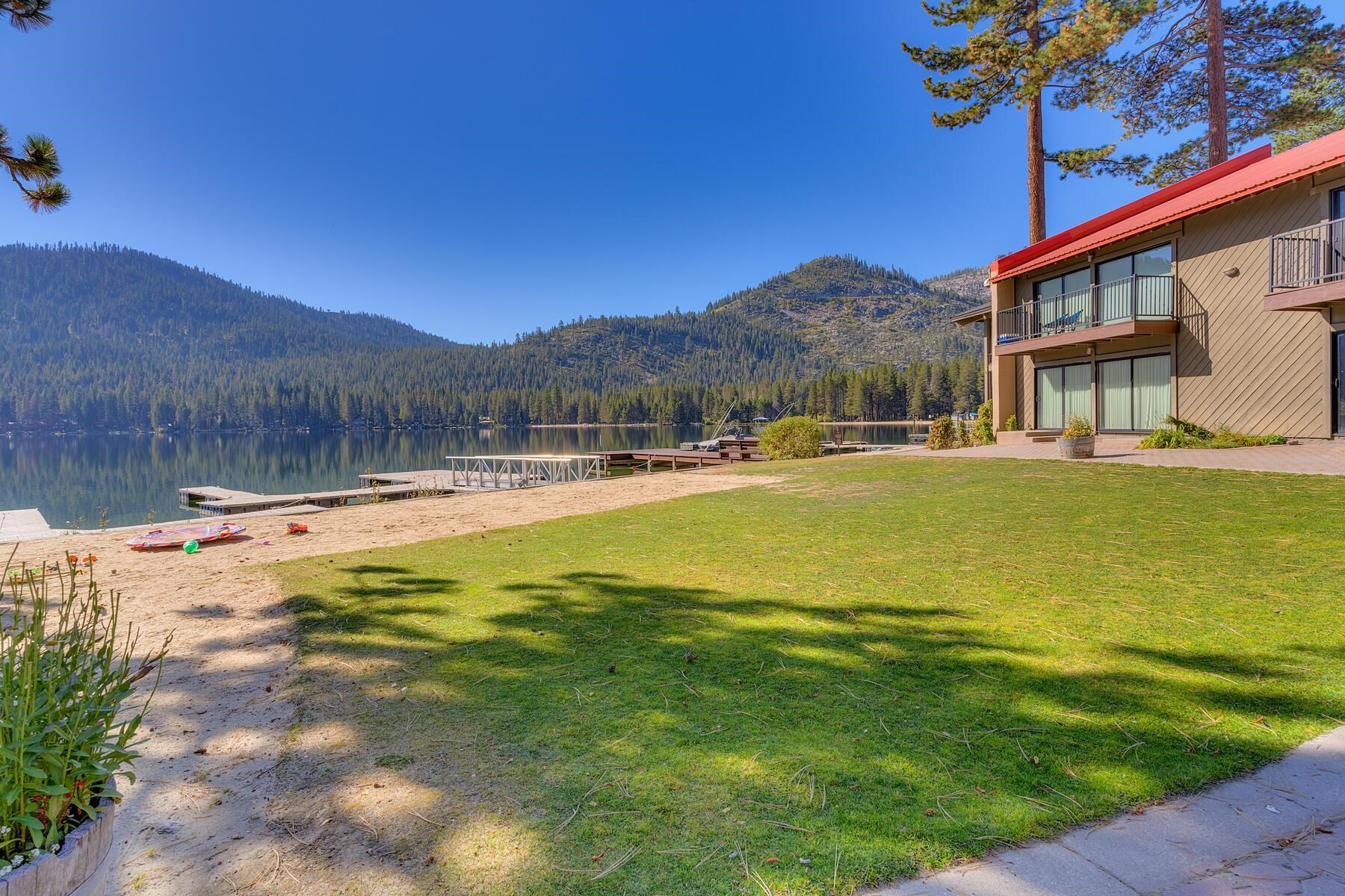 15775 Donner Pass Road, Unit 114 Truckee, CA 96161 - Photo 13 of 17 a view of an house with pool and a yard