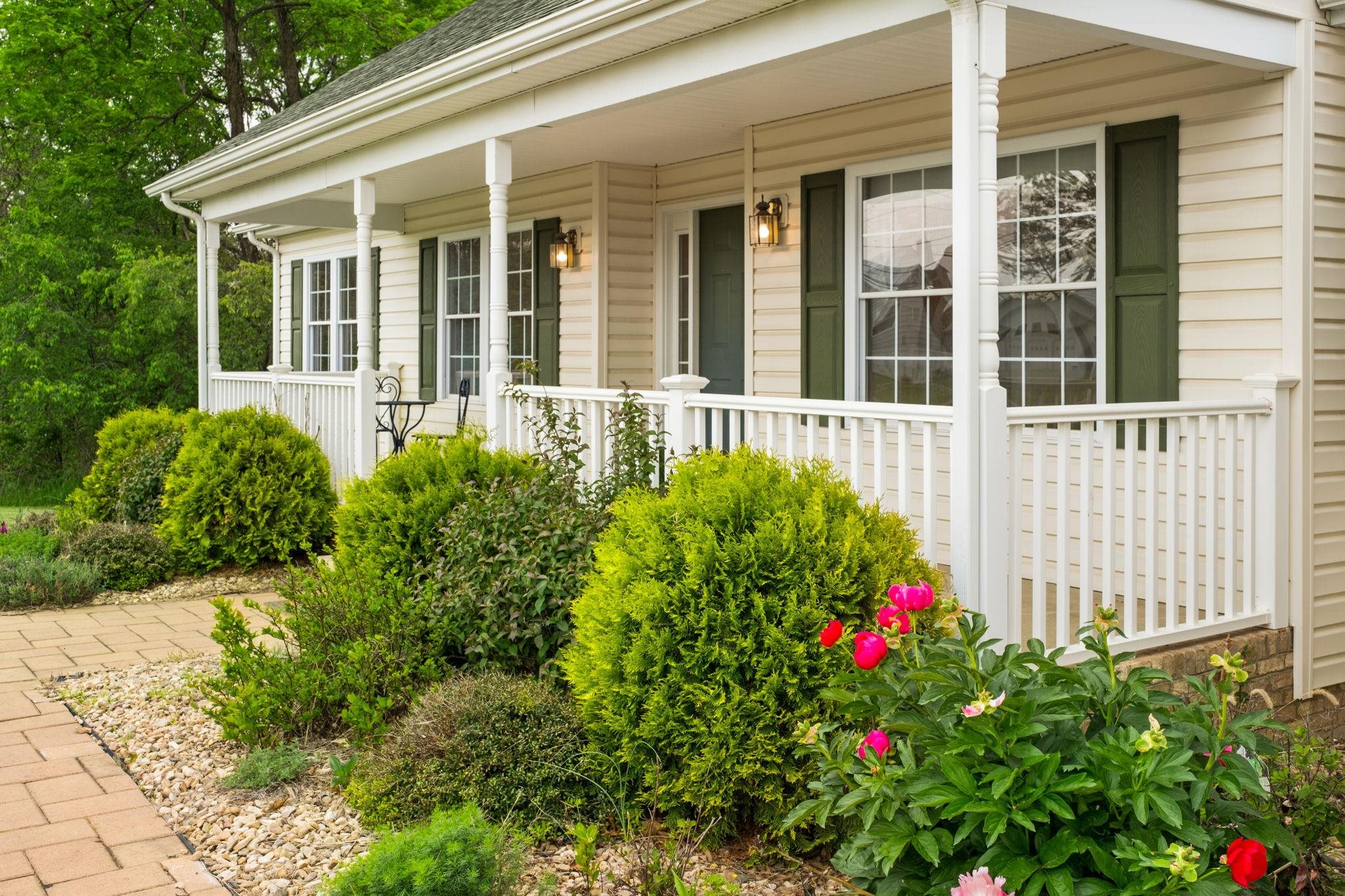 1456 New Hope Road Staunton, VA 24401 - Photo 29 of 46 a flower garden in front of a house
