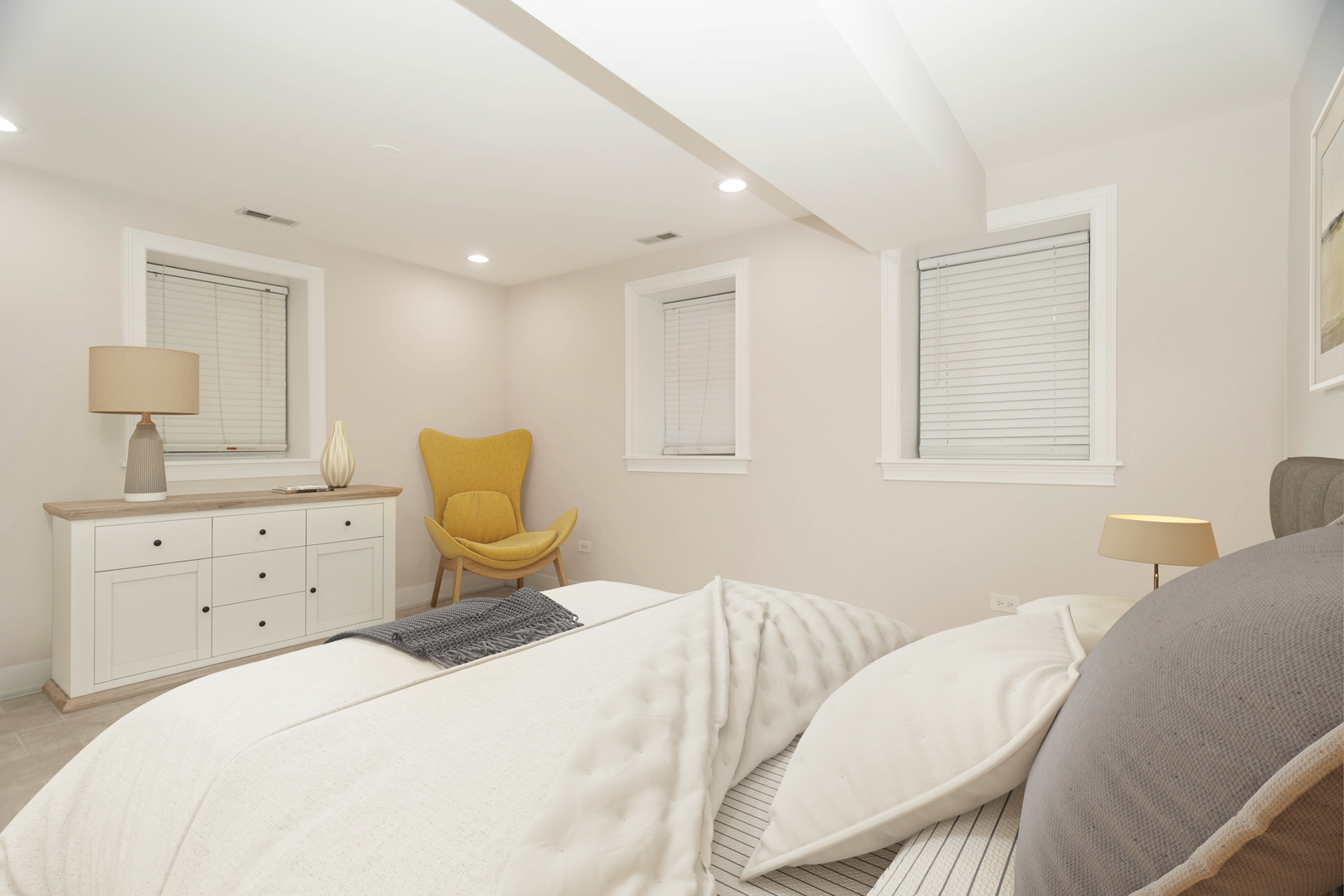 5444 North Winthrop Avenue, Unit GS Chicago, IL 60640 - Photo 8 of 18 a bedroom with a bed and window
