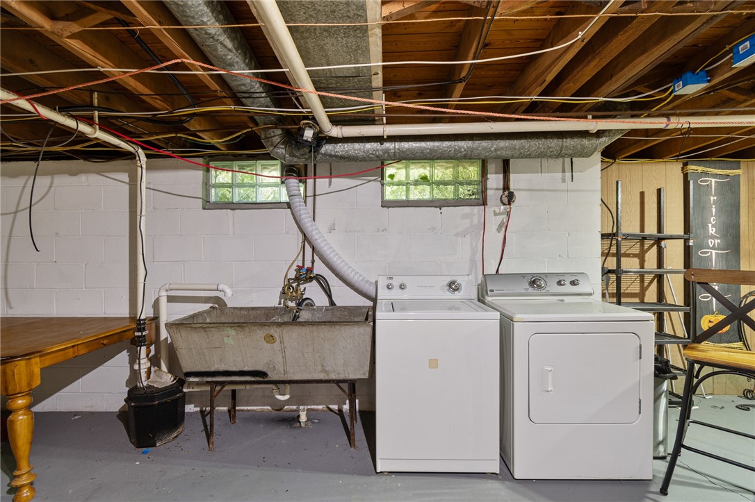 20 Studley Street Rochester, NY 14616 - Photo 23 of 35 The laundry area in the lower level- want to move