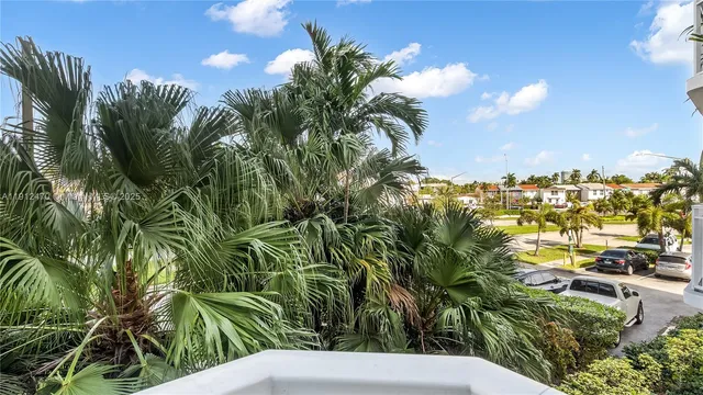 a view of a city with tall buildings