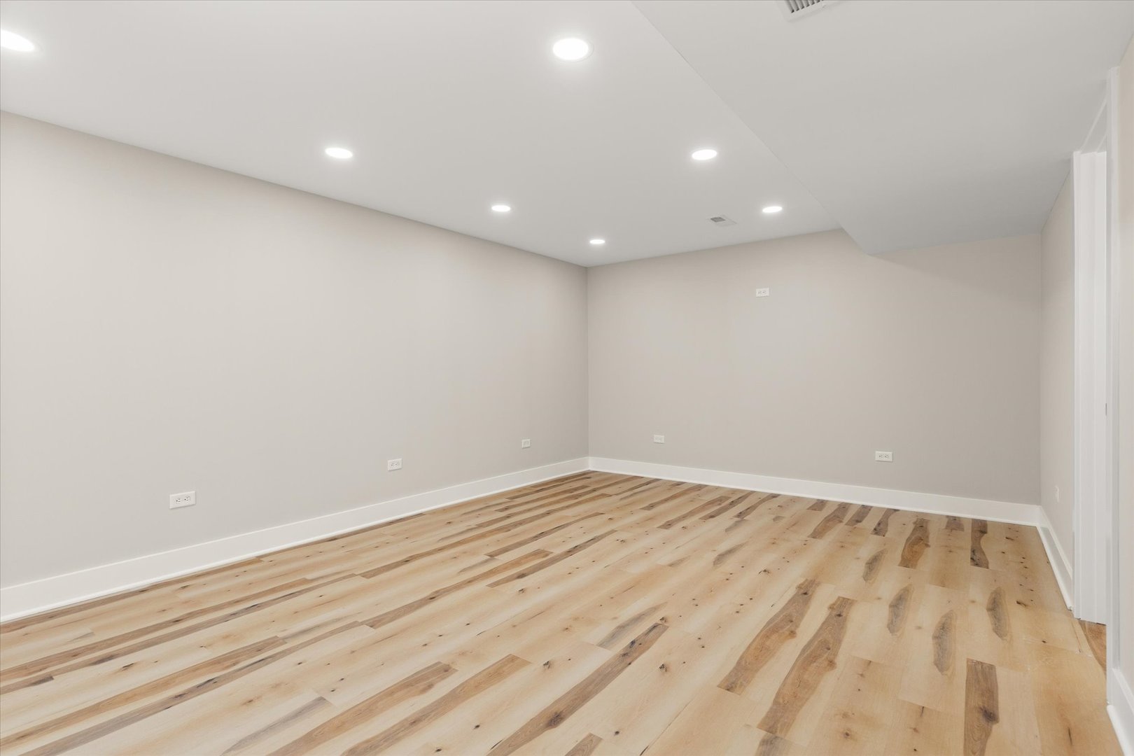 110 Kevin Drive Diamond, IL 60416 - Photo 16 of 39 a view of room with wooden floor and fan