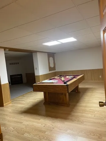 a bathroom with a shower and a shower