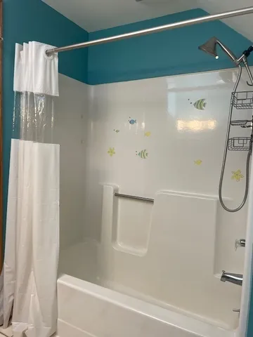 a view of a storage and utility room