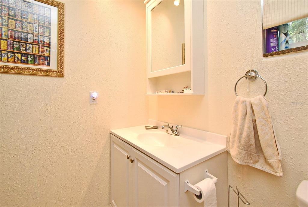 31 Chip Court Kissimmee, FL 34759 - Photo 19 of 37 a bathroom with a sink and mirror