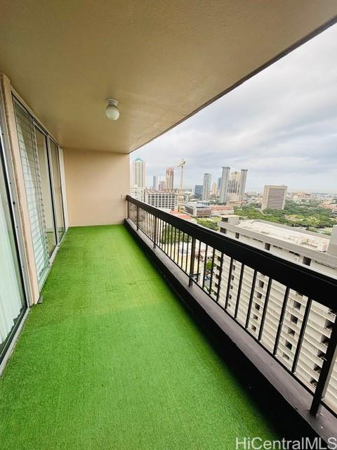 775 Kinalau Place, Unit 2008 Honolulu, HI 96813 - Photo 9 of 14 a view of a balcony with yard