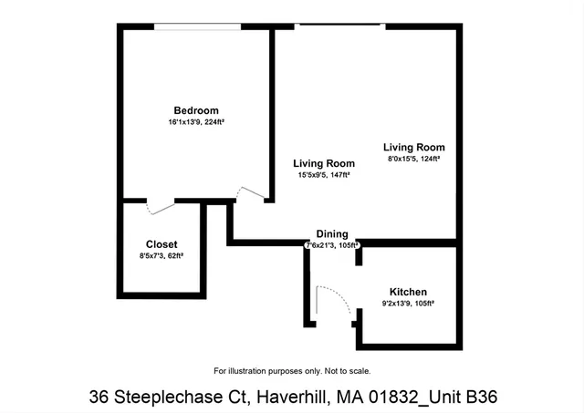 $249,000 | 36 Steeplechase Court, Unit B36, Haverhill, MA 01832
