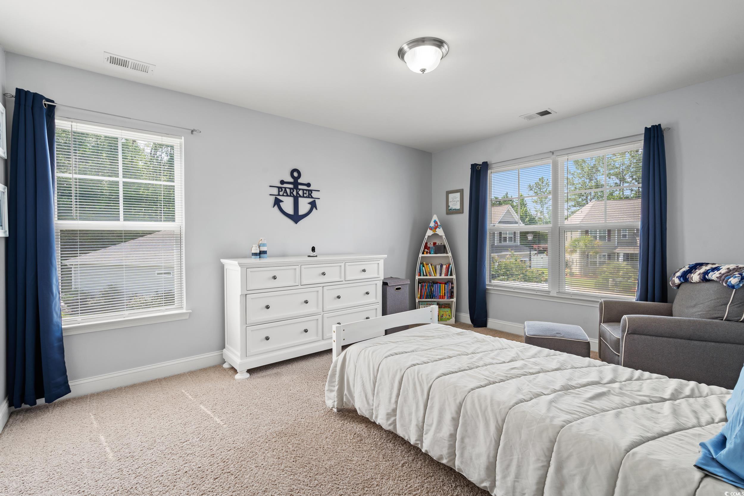 405 Spring View Little River, SC 29566 - Photo 33 of 40 Bedroom featuring multiple windows and light carpet
