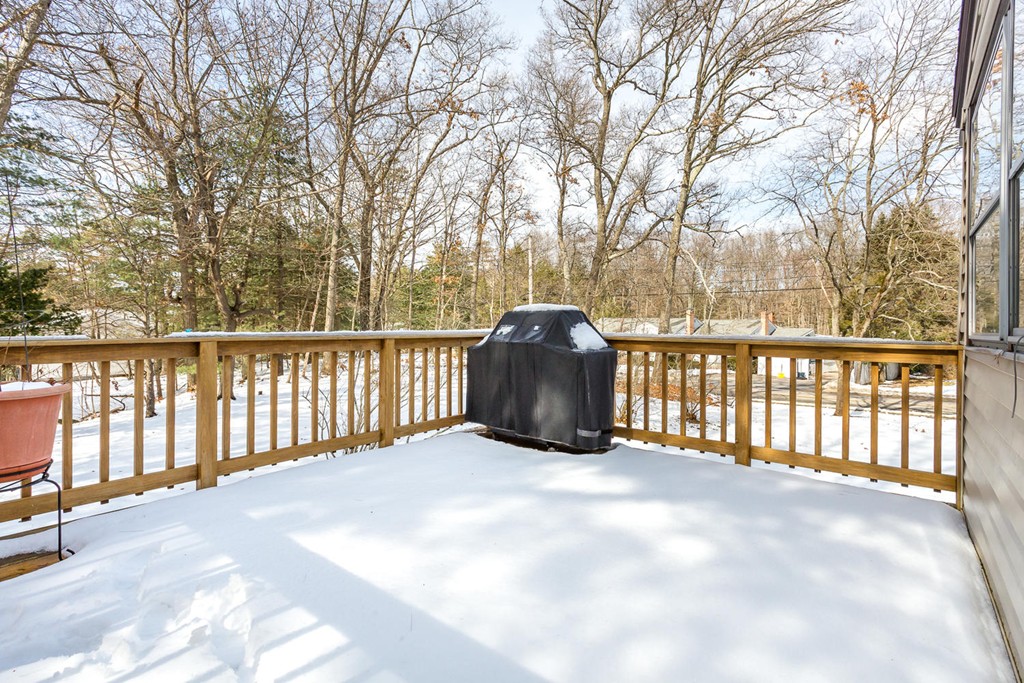 7 Hampton Road Sharon, MA 02067 - Photo 15 of 18 a view of a fence and trees in the background