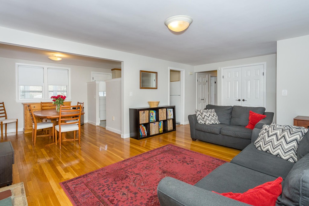 7 Hampton Road Sharon, MA 02067 - Photo 4 of 18 a living room with furniture and a wooden floor