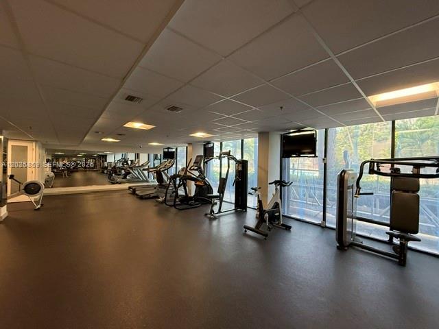 540 Brickell Key Drive, Unit 1024 Miami, FL 33131 - Photo 5 of 28 a view of a room with gym equipment