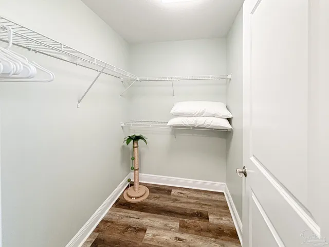 a view of a room with rack on the wall