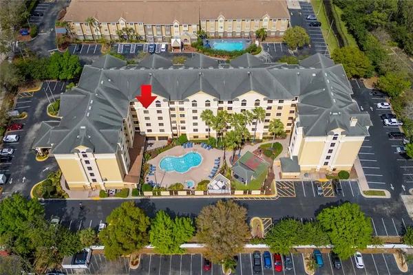 an aerial view