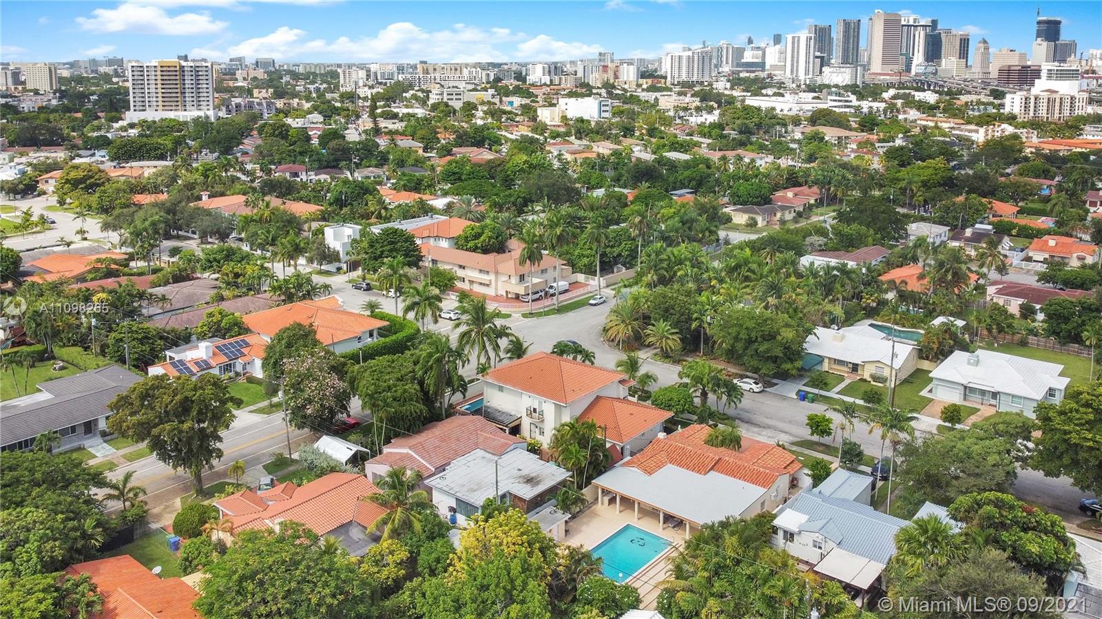 620 Southwest 22nd Road Miami, FL 33129 - Photo 52 of 53 an aerial view of residential houses with outdoor space