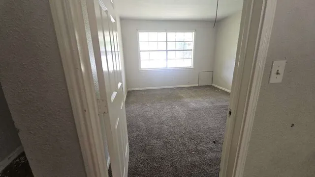 a view of room with window