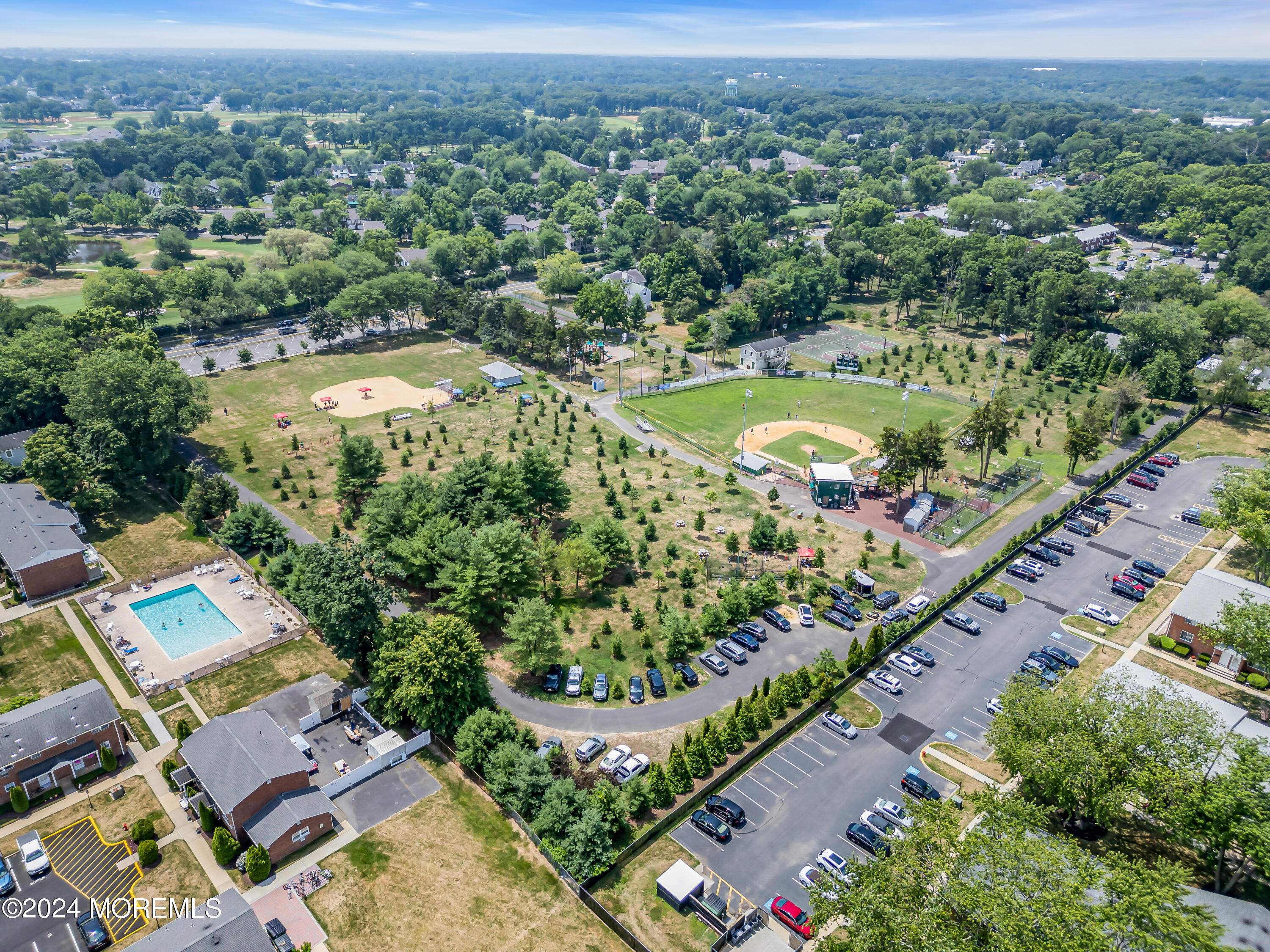 1302 Allaire Road Spring Lake Heights, NJ 07762 - Photo 16 of 20 an aerial view of a city with mountains