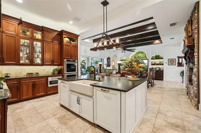 a view of a glass door with a glass door