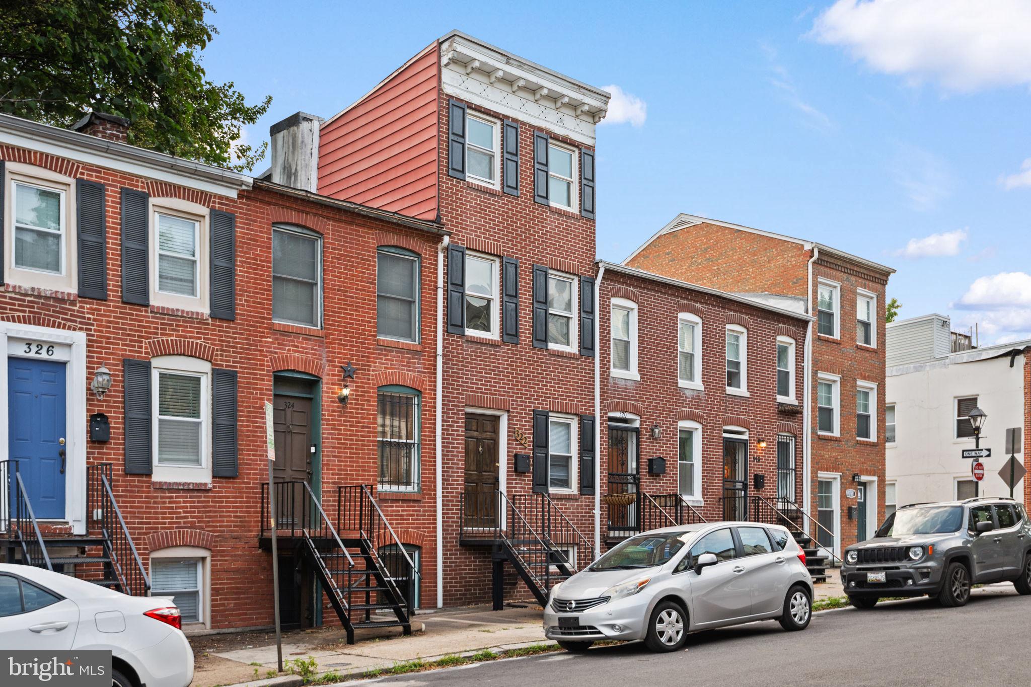 Charming row homes in vibrant neighborhood.