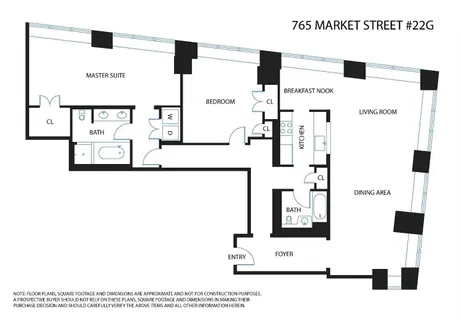 $2,200,000 | 765 Market Street, Unit 22G, San Francisco, CA 94103
