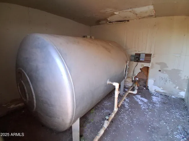 a view of a lake and mountain in the back