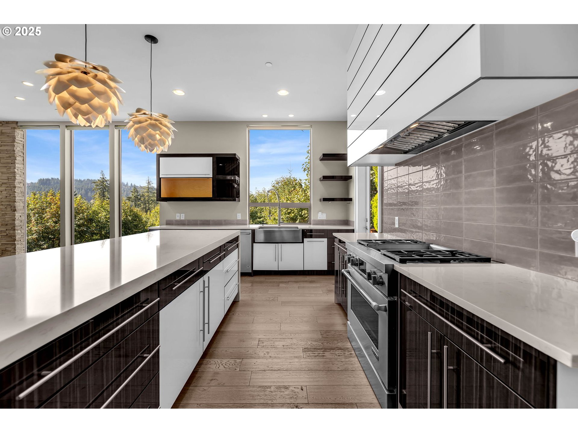 4645 North Adams Street Camas, WA 98607 - Photo 16 of 48 a kitchen with stainless steel appliances a stove sink and cabinets
