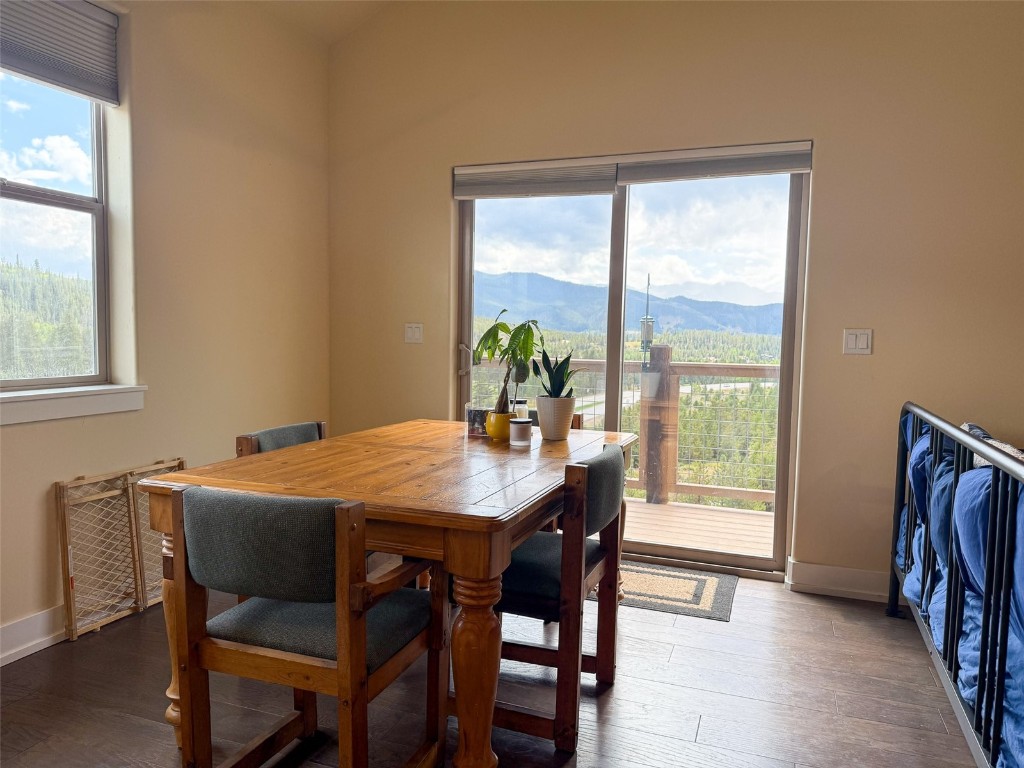 167 Wayback Drive, Unit 167 Keystone, CO 80435 - Photo 4 of 23 a view of a dining room with furniture and window