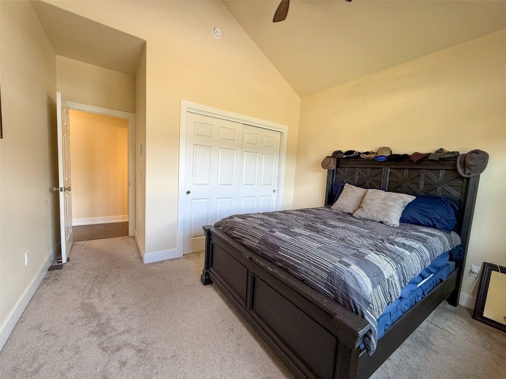 167 Wayback Drive, Unit 167 Keystone, CO 80435 - Photo 10 of 23 a bedroom with a bed and a cabinets